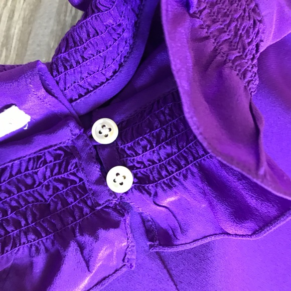 Isabel Marant Etoile Yescott Asymmetrical Dress 100% Silk High Neck Size 6 - Picture 8 of 12